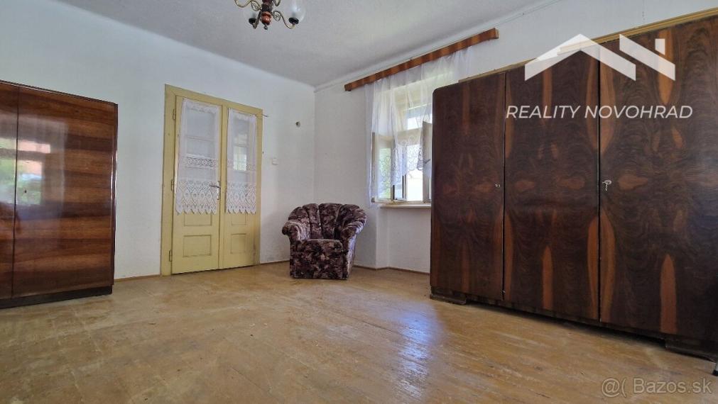 POLTÁR 2 izbový VÍKENDOVÝ domček (chalupa) na pozemku 1193 m2