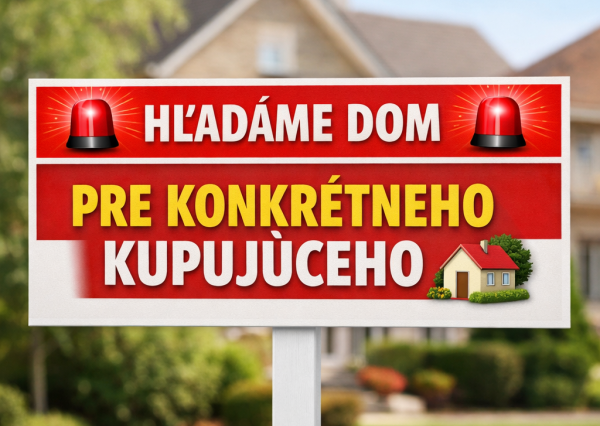 🚨 HĽADÁME DOM PRE KONKRÉTNEHO KUPUJÚCEHO 🏡
